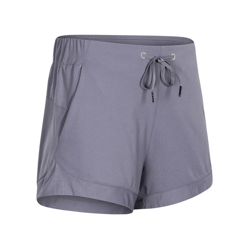 Nude yoga shorts women