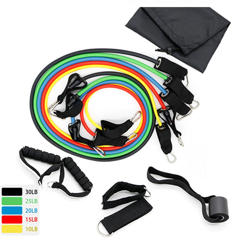 Latex Resistance Bands Workout Exercise Yoga Crossfit Fitness Tubes Pull Rope