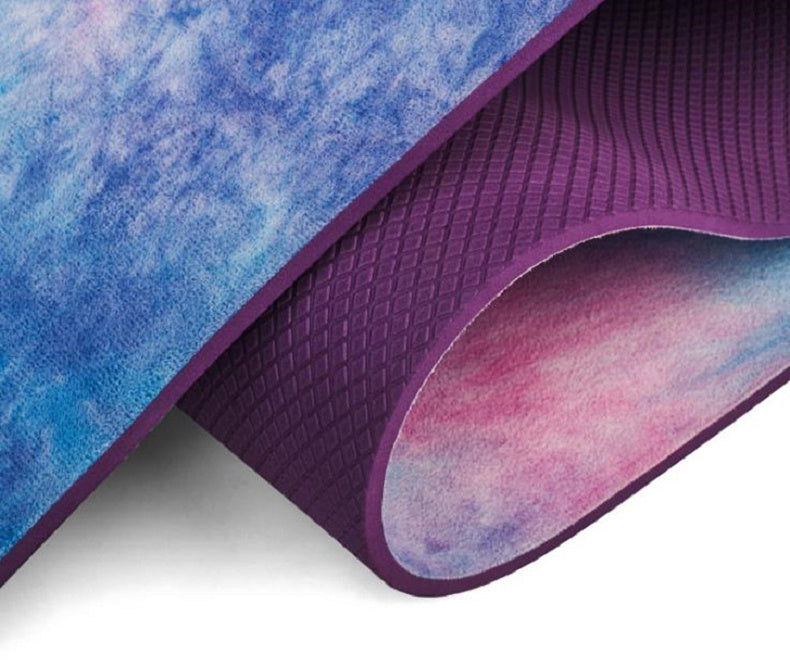 Tie-dyed Natural Rubber Yoga Mat