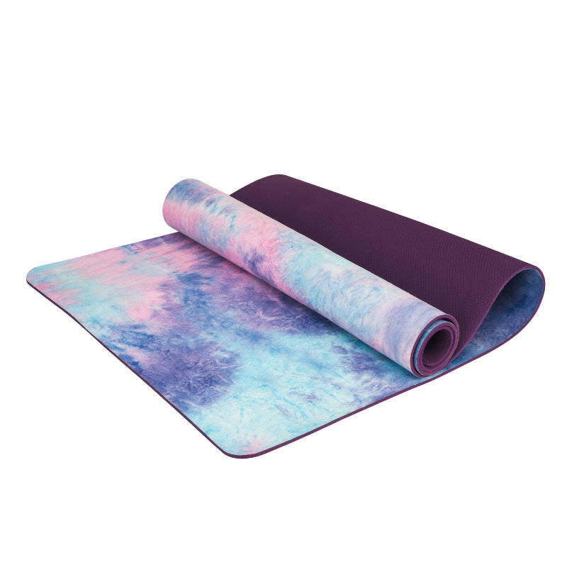 Tie-dyed Natural Rubber Yoga Mat