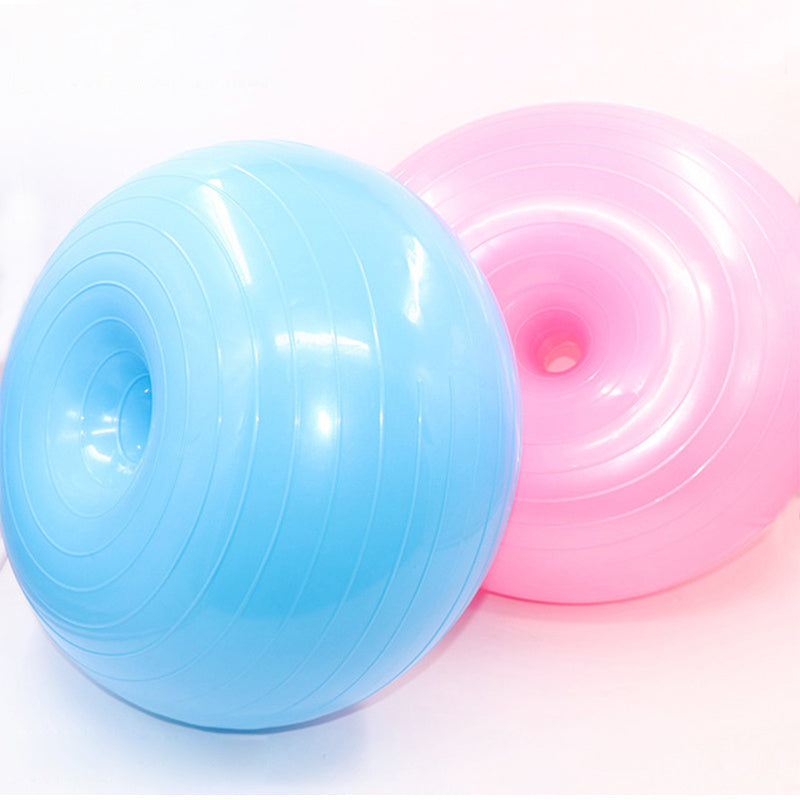 50cm Doughnut Yoga Ball Thickened Explosion-proof Ball Yoga Hemisphere