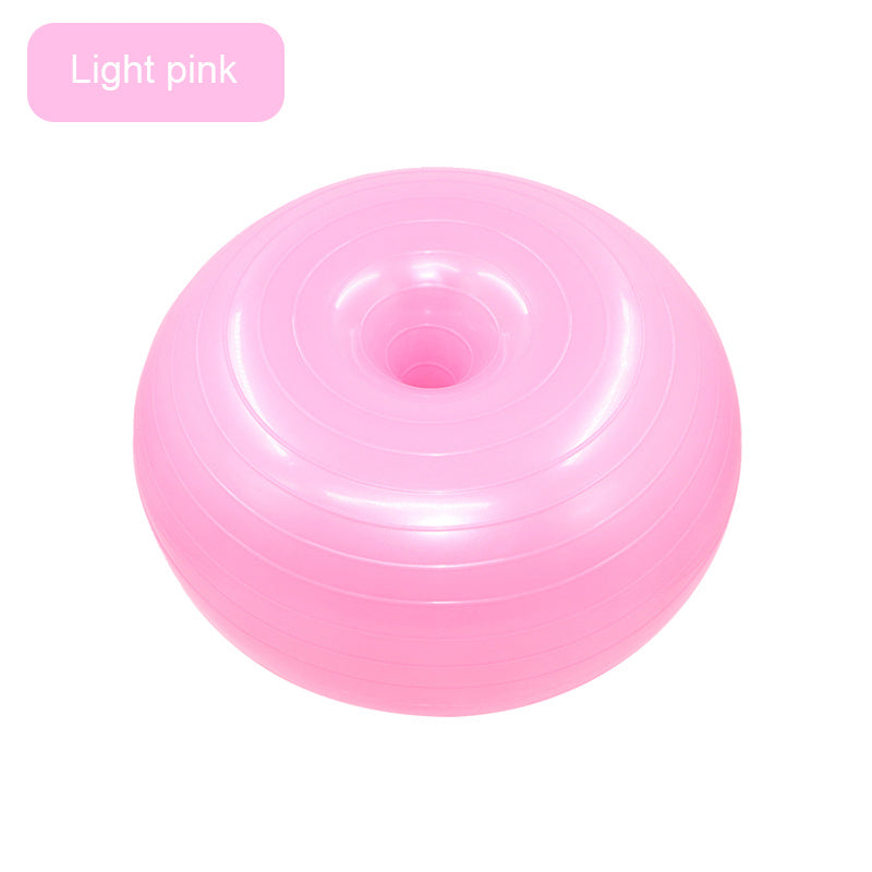 50cm Doughnut Yoga Ball Thickened Explosion-proof Ball Yoga Hemisphere