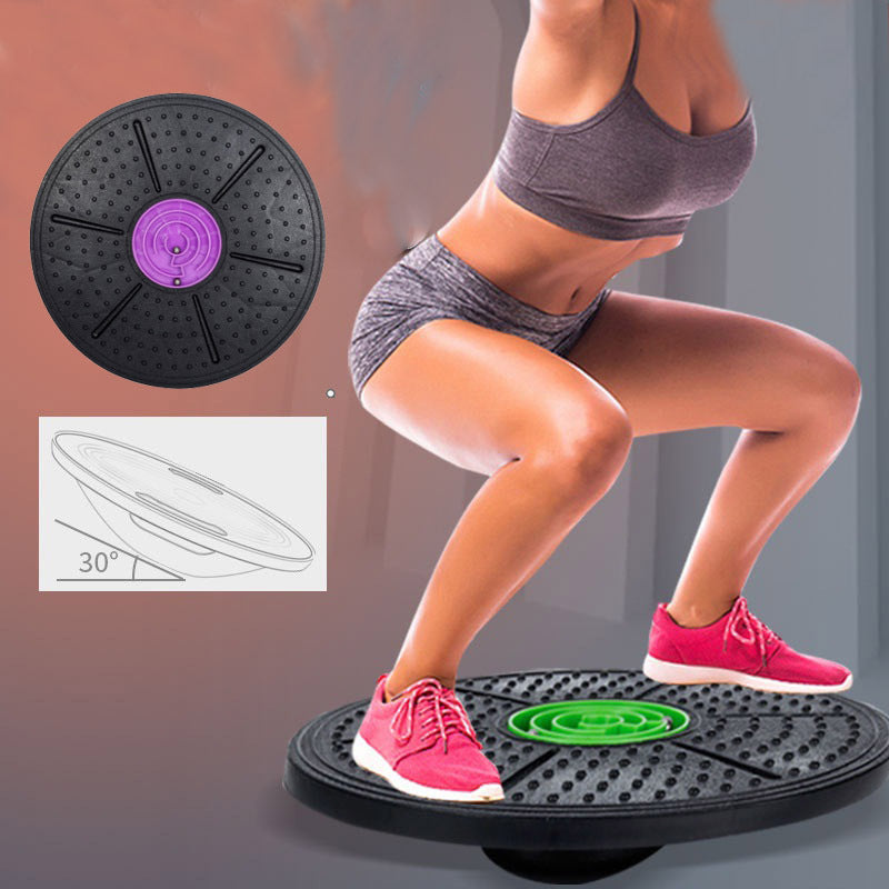 Yoga Balance Board Disc Stability Round Plates Exercise Trainer for Fitness