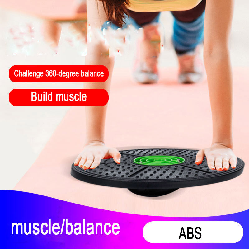 Yoga Balance Board Disc Stability Round Plates Exercise Trainer for Fitness