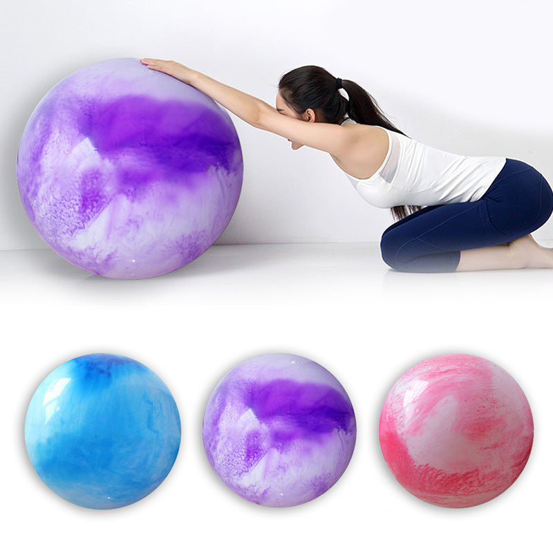 Thickened Explosion-proof Gorgeous Sky Foaming Smooth Fitness Yoga Ball