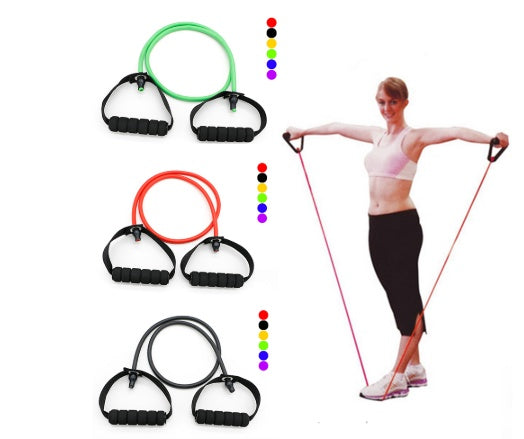 Latex Resistance Bands Workout Exercise Yoga Crossfit Fitness Tubes Pull Rope