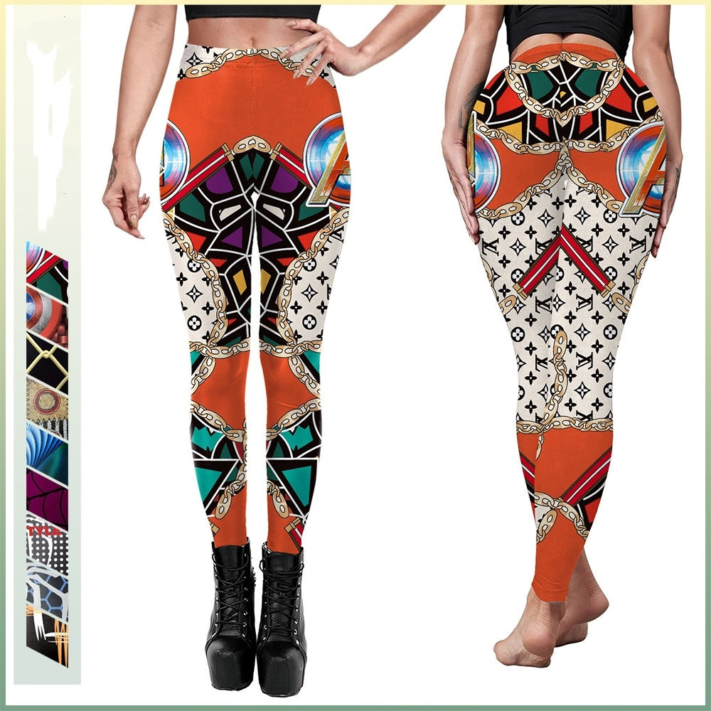 Women's Personalized Printed Yoga Fitness Leggings