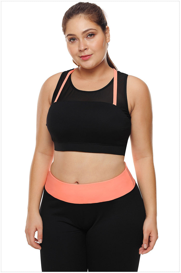 Yoga vest skinny bra