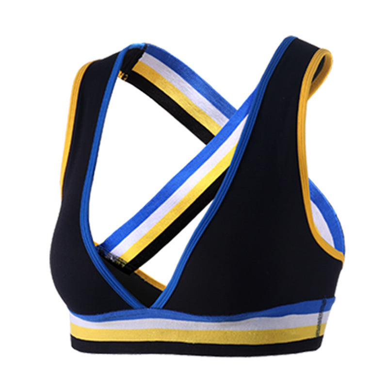 Contrast color yoga Sport Bra