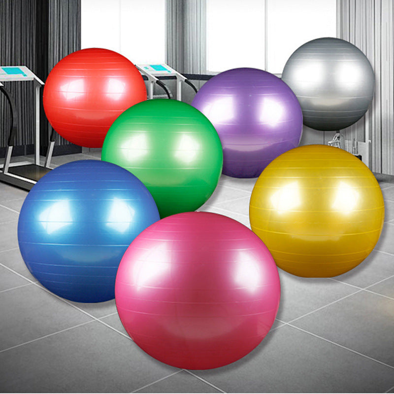 Yoga Ball Fitness Beginner Exercise More Gymnastics Glossy Ball