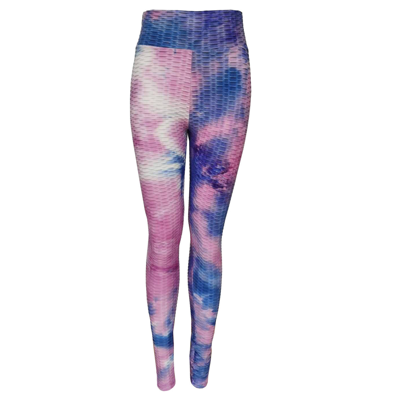 Tie-dye jacquard hip yoga leggings