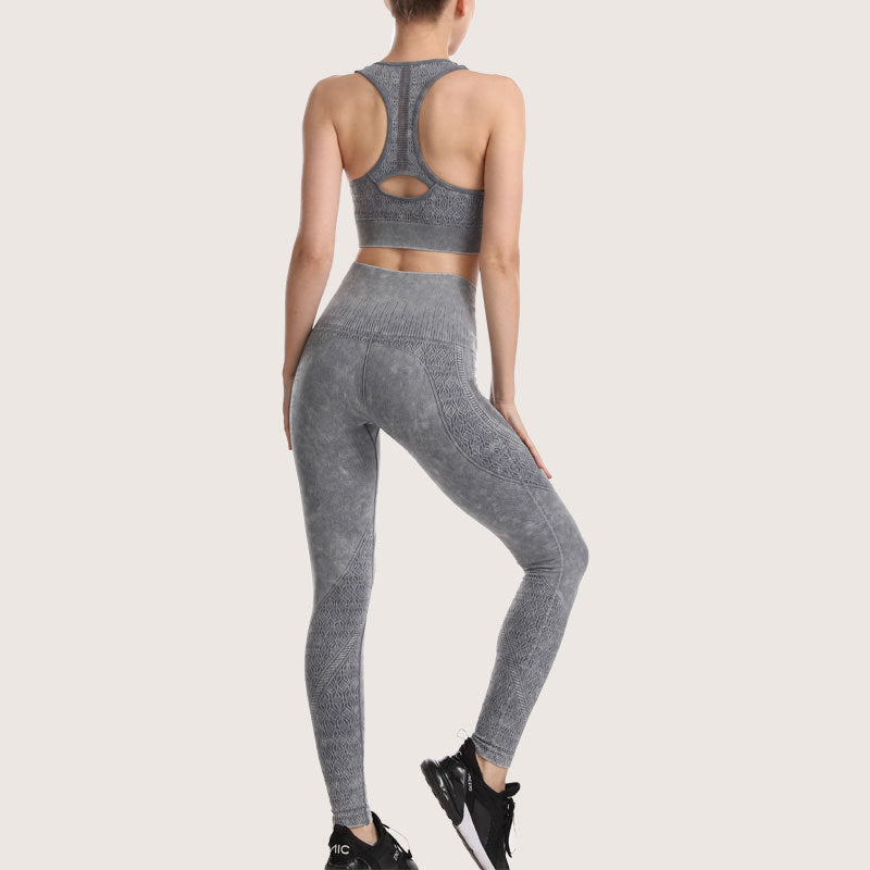 Hollow Beauty Back Leggings Yoga Suit