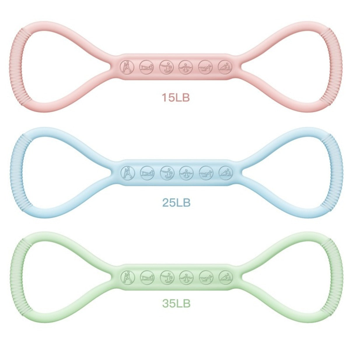 8-character Puller, 8-character Silicone Yoga Auxiliary Home Elastic Band