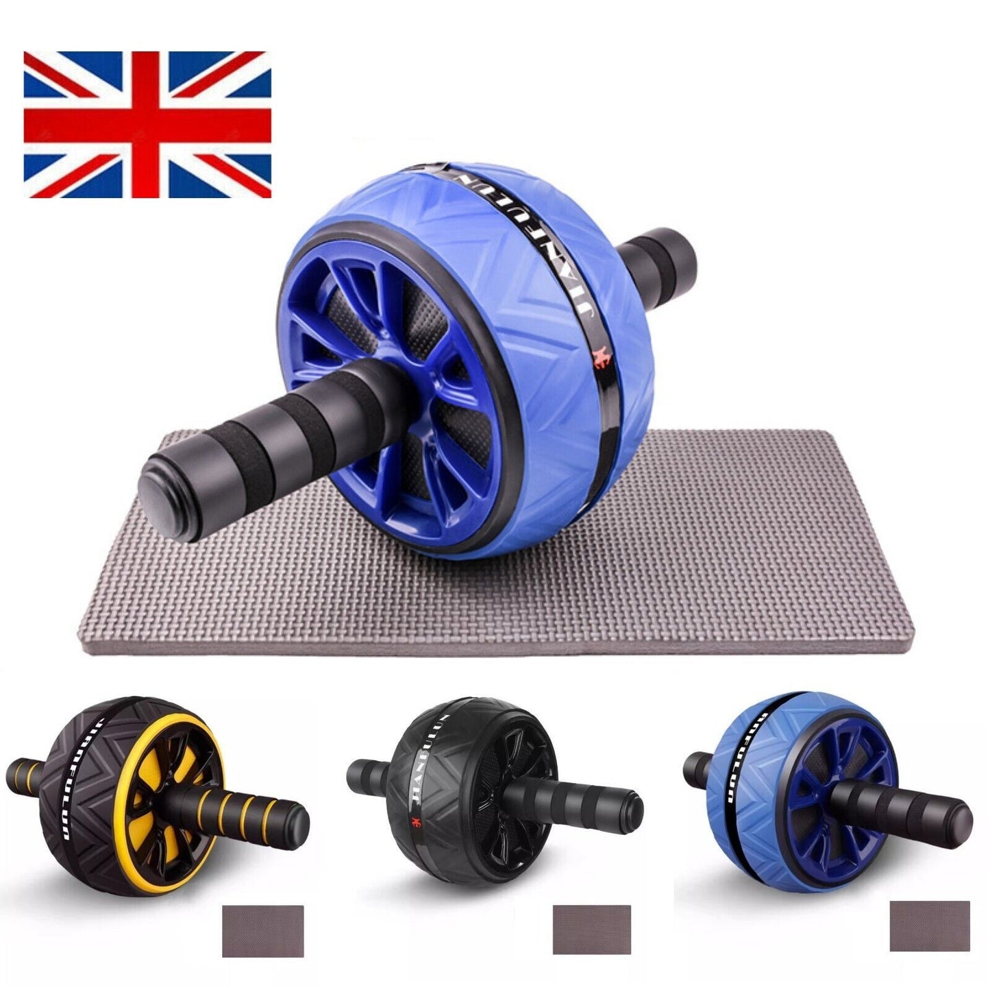 Pro Abs Roller Exercise Wheel Abdominal Core Strength